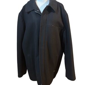 Men's Calvin Klein wool Black pea coat